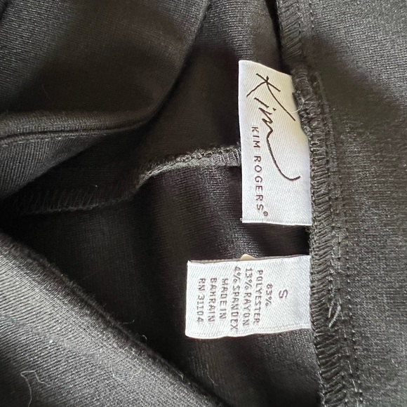 Kim Rogers Casual True Black Straight Leg Pant - Picture 7 of 8